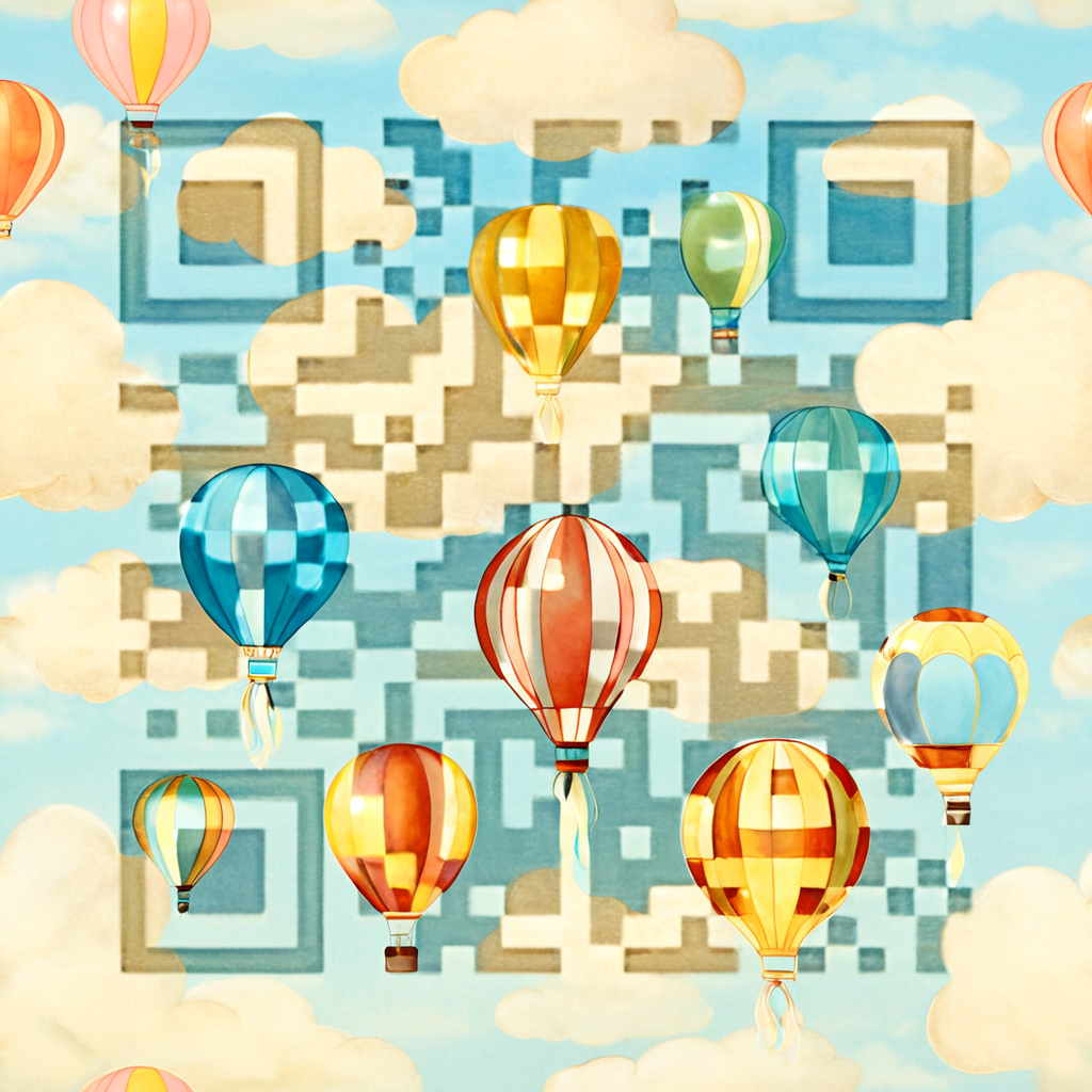 Globo artistic QR code — Festivities & Popular Culture design