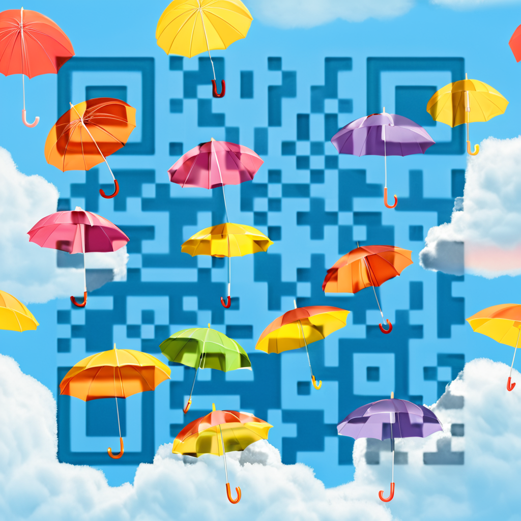QR artístico de Paraguas — diseño de Objetos y Tecnología