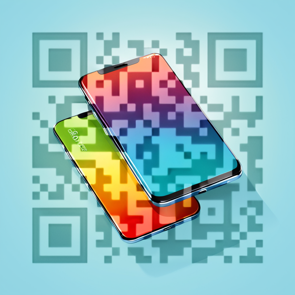 QR artístico de Movil — diseño de Objetos y Tecnología