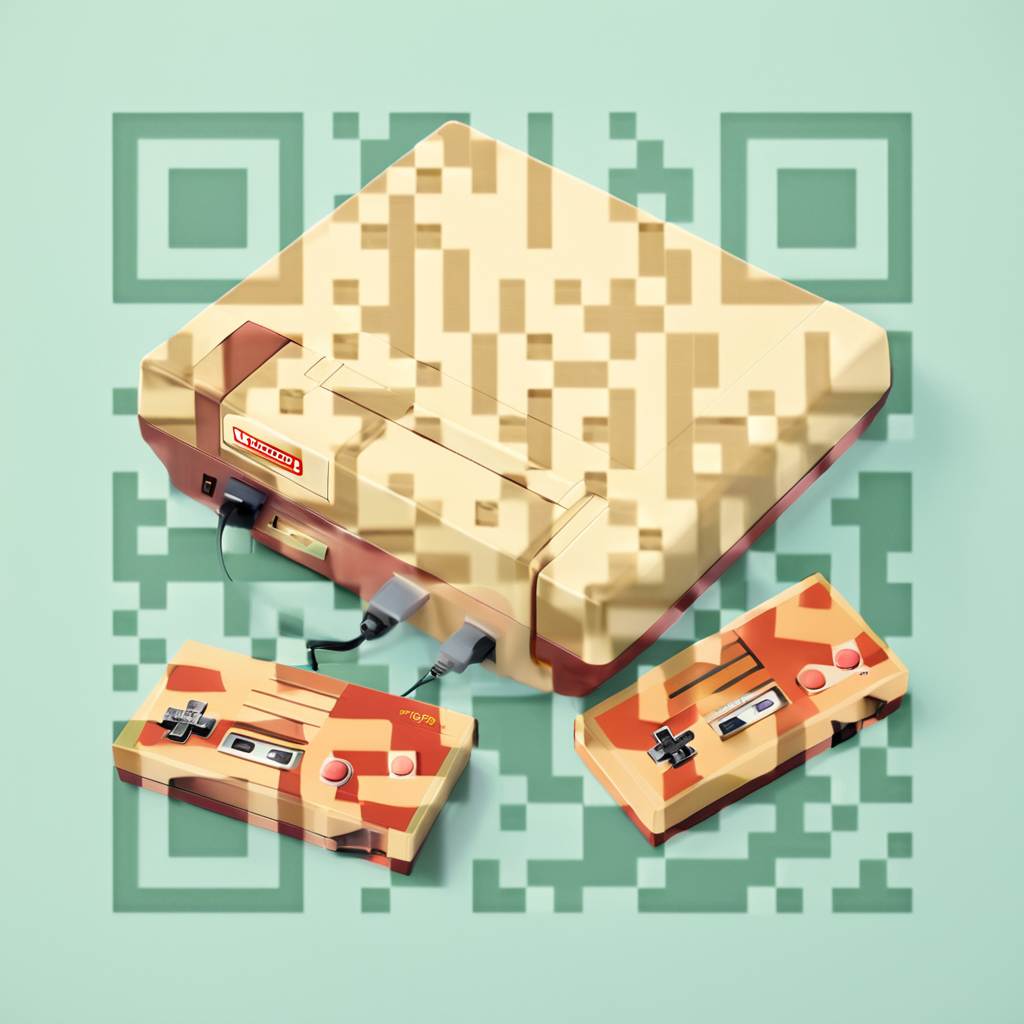QR artístico de Consola — diseño de Objetos y Tecnología