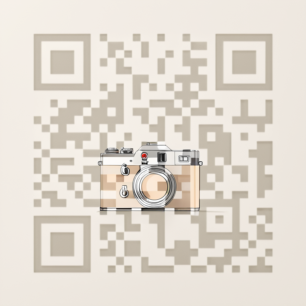 QR artístico de Camera — diseño de Objetos y Tecnología