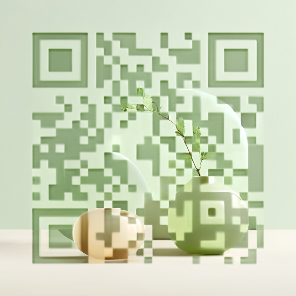 QR artístico de Abstracto