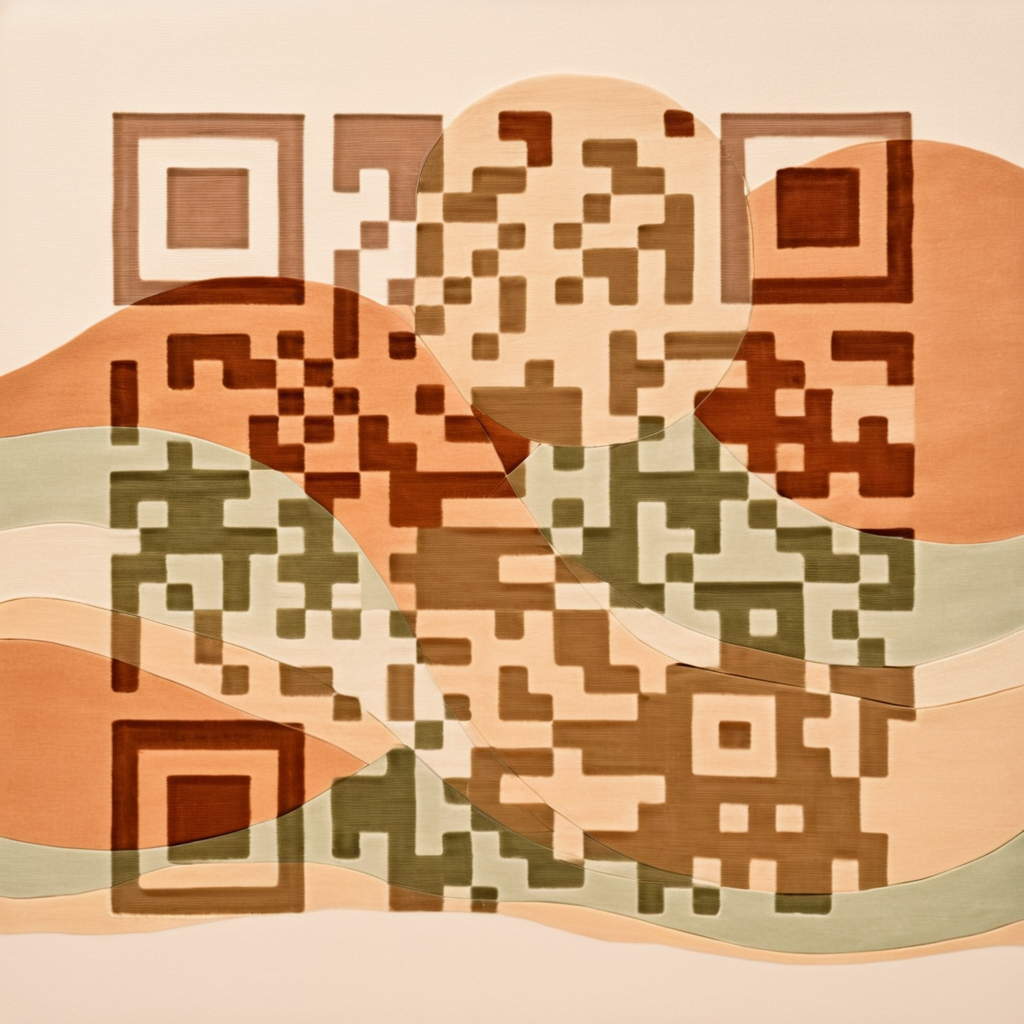 QR artístico de Abstracto
