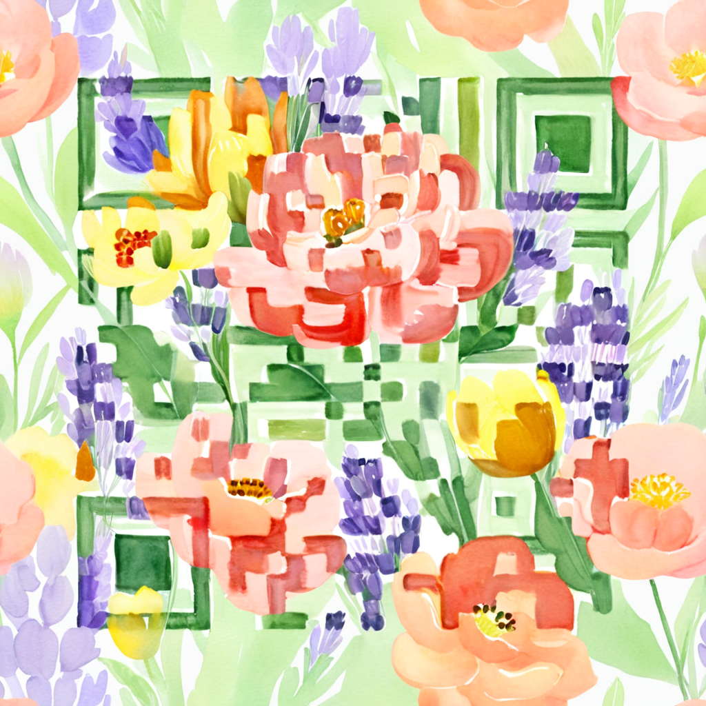 QR artístico de Flores