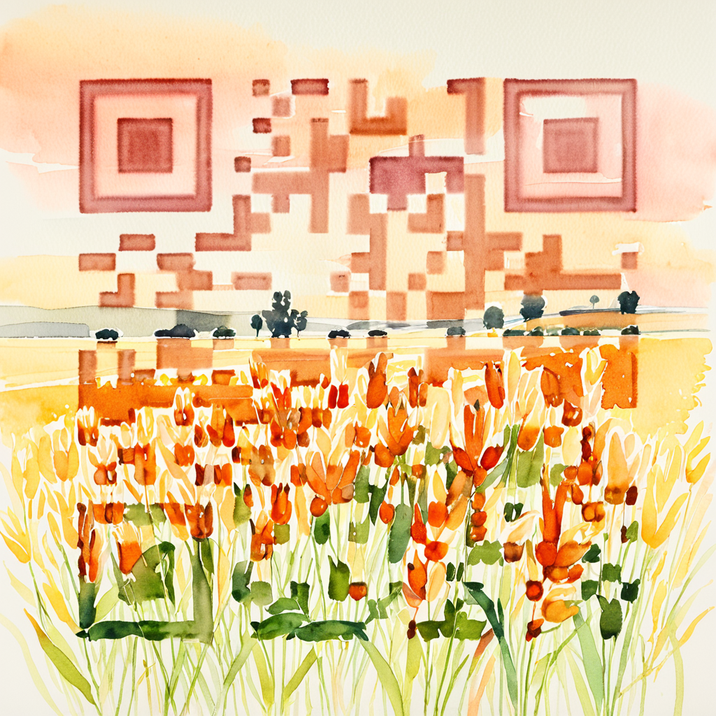 QR artístico de Lanscape — diseño de Naturaleza