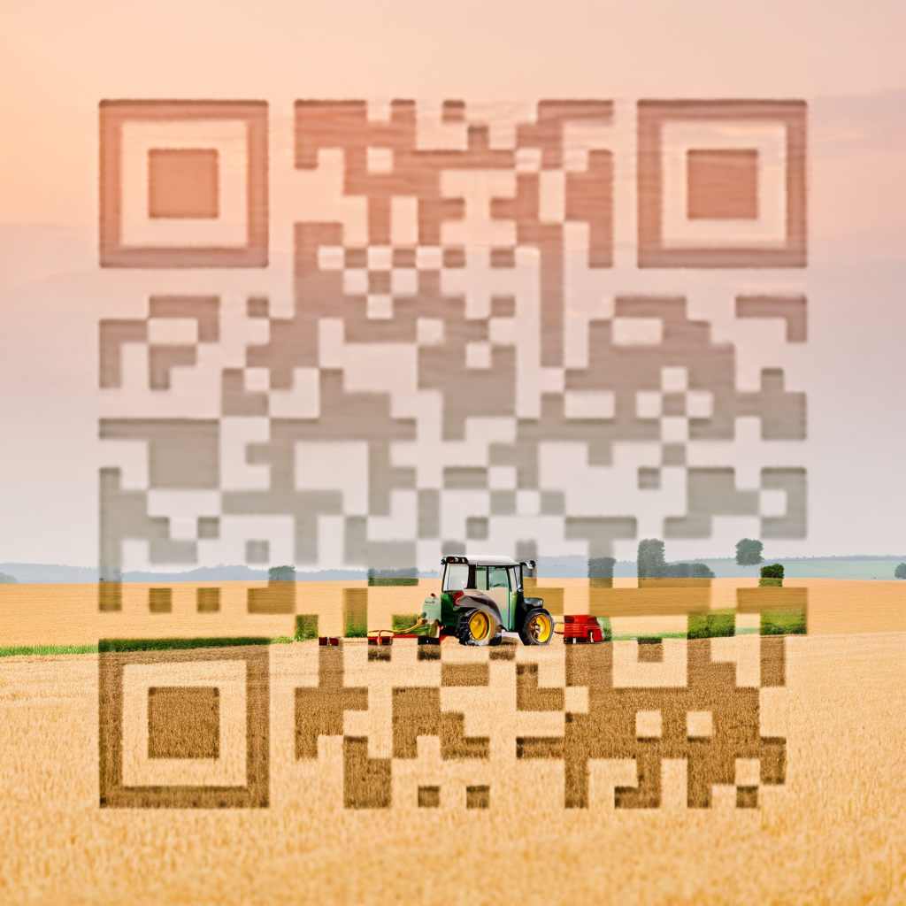 QR artístico de Harvest — diseño de Naturaleza