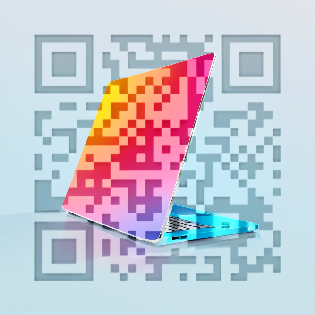 QR artístico de Computadora — diseño de Objetos y Tecnología