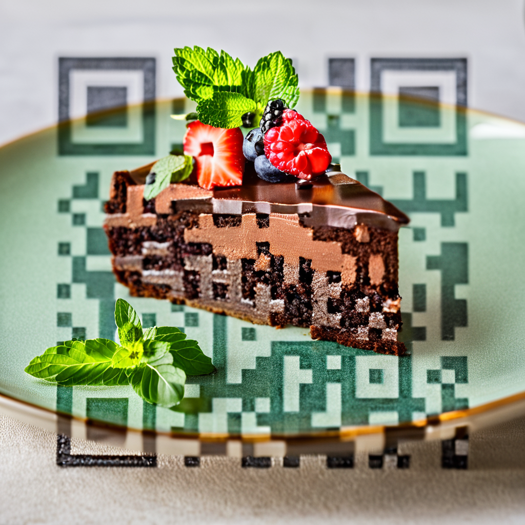 QR artístico de Cake — diseño de Comida y Bebidas