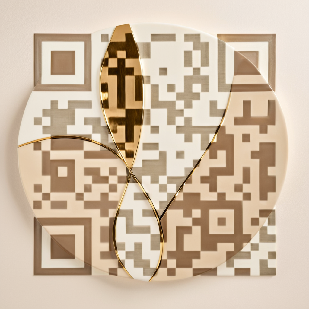 QR artístico de Abstracto