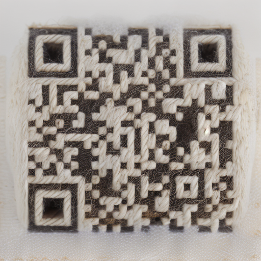 Wool artistic QR code — Crafts & Design design